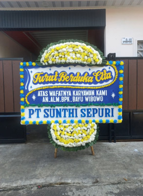 Papan Bunga Duka di Kumpulrejo